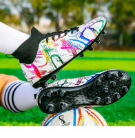 Zapatillas de Fútbol para Hombres KLYWOO Transpirables con Cierre de Cordones Resistente al Desgaste en Material de Goma Ideal para Jóvenes y Adultos Tallas 35-46 - details 23