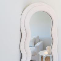 Espejo de Pie Grande Espejo Decorativo de Pared Ondulado para Dormitorio - details 2