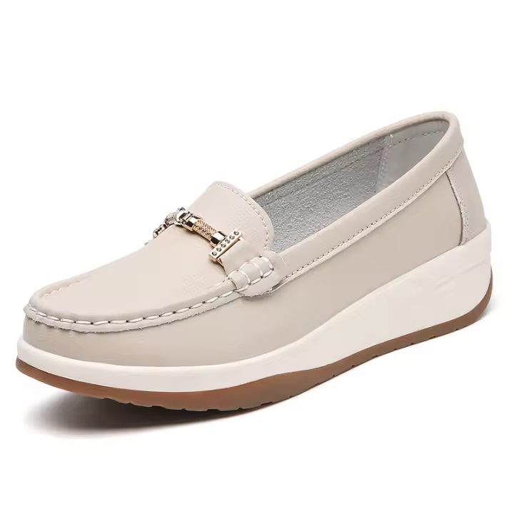 Zapatos planos para mujer Zapatos de ocio Zapatos de trabajo sin cordones Zapatos cómodos para caminar - 1