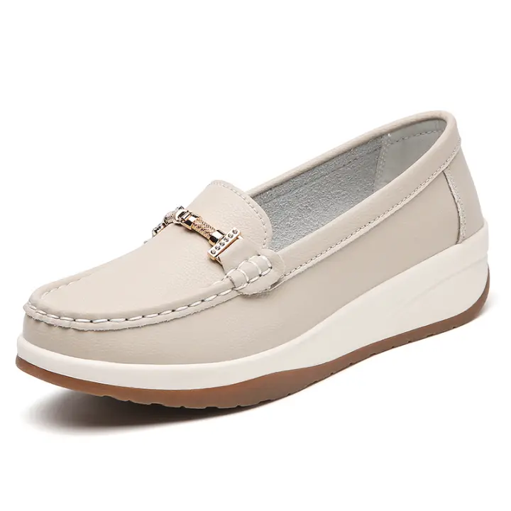 Zapatos planos para mujer Zapatos de ocio Zapatos de trabajo sin cordones Zapatos cómodos para caminar - 1