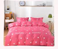 Cubierta de Edredón Floral Engrosada Tamaño Completo Queen Doble Individual con Borlas Rosa Flores Tapado para Cama Doble Sin Funda de Almohada y Sábana - details 7