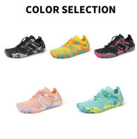 Zapatos de agua de verano para mujer, zapatillas de playa de camuflaje descalzas, natación al aire libre, deportes de vadeo, zapatos acuáticos de secado rápido suave - details 6