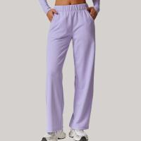 Pantalones de pierna recta para deportes al aire libre para mujer, pantalones sanitarios adelgazantes de cintura alta, pantalones casuales versátiles, otoño e invierno, nuevo - details 1