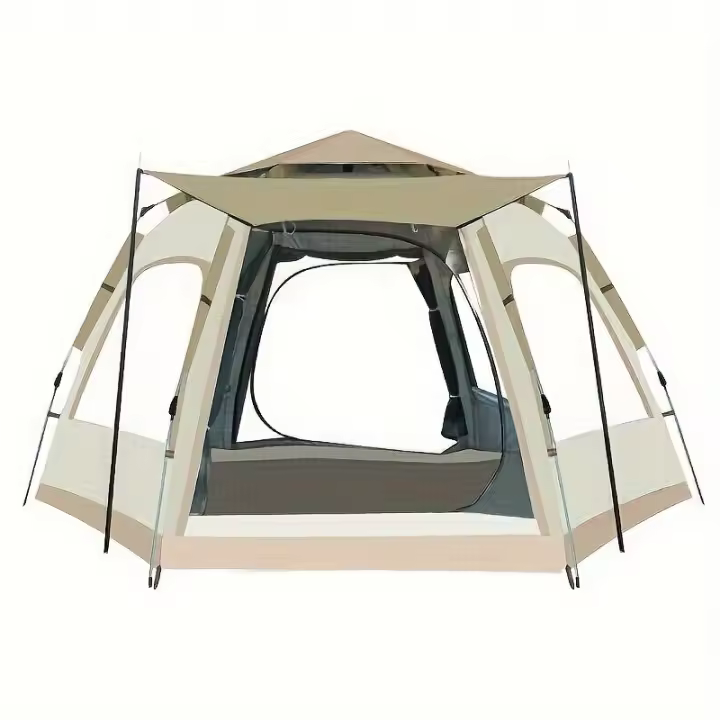 Tienda De Campaña Impermeable Para Exteriores, Tienda De Campaña Grande, Tienda De Campaña Completamente Automática Y Portátil - 1