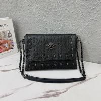 Bolso Cruzado De Cuero PU Negro Vintage Con Hebilla Y Estilo De Calavera Para Mujer Bolso De Hombro Moda Diseñador Bolsos - details 3