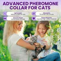 SOMY Collar De Feromonas Para Gatos De Larga Duración, Calmante Para Aliviar La Ansiedad Y El Estrés, 4 unidades SY - details 4