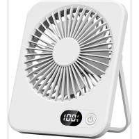 Mini Ventilador USB Recargable Portatil Silencioso, 5 Velocidades 180 ° Plegable Viento Fuerte para Oficina, Mesa, Hogar, Fitness, Viajes, Camping, Exterior - details 0