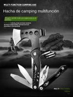 Kit Supervivencia 14 en 1 Acero Ultraduro - Hacha, Martillo, Plegable, Regalo Hombre/Padre para Camping y Emergencia - details 0