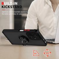 KEYSION-funda mate para Redmi Note 12 Pro + 5G, silicona transparente + soporte de anillo de PC, funda de teléfono a prueba de golpes para Xiaomi POCO X5 Pro 5G - details 3