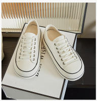 Zapatos blancos de piel de cerdo Wulacao Suela gruesa, estilo casual, deportivo para mujer - details 19