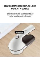 Quitapelusas Eléctrica Portátil Recargable por USB Ideal para Ropa, Tela, Cortina - details 10