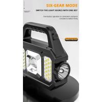 Linterna Solar recargable con zoom, resistente al agua, LED COB, luz brillante, potente linterna portátil para acampar - details 1