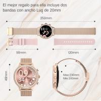 Reloj inteligente para mujer, con marcación de recepción de llamadas, para teléfonos Android e iOS - details 6