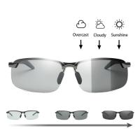 Gafas de sol fotocromáticas polarizadas para hombre, gafas camaleón para conducir, gafas de sol que cambian de color, gafas de sol de visión nocturna diurna para conductor - details 2