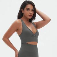 Sujetador sin costuras con exterior de nailon, ideal para yoga y estiramientos. Hecho en China. - details 7