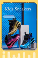 Zapatos de baloncesto antideslizantes para niños, zapatos deportivos de cuero impermeables, cómodos zapatos atléticos de entrenamiento de gimnasia, Zapatillas altas para niños - details 2
