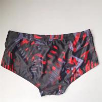 Traje de baño para hombre, trajes de baño brasileños de corte tradicional, Bikini para nadar, calzoncillos tipo bóxer para Surf, pantalones cortos, bañadores Sunga negro y rojo - details 2