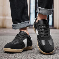 Zapatos informales de suela blanda para hombre, tablero de fondo plano, tendencia de moda de entrenamiento alemán, otoño, nuevo - details 4