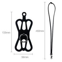 Cordón Universal de Silicona para Teléfono Correa Deportiva con Anillo para Teléfono Móvil - details 0