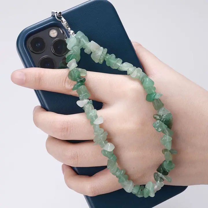 Cadena para teléfono, joyería, regalos, cordón para teléfono móvil, cuerda colgante, cadena para teléfono móvil, cadena para teléfono con cuentas, cuerda antipérdida, correa para móvil - 1