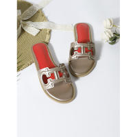 Sandalias de moda de verano 2025, chanclas de playa de una tira, zapatos planos de viaje para mujer - details 73