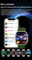 2025 Nuevo HK9 Ultra 2 MAX Smartwatch Bluetooth Llamada Detección de frecuencia cardíaca Modo deportivo Linterna 1GB de memoria AMOLED Compatible con Android IOS Smartwatch - details 3