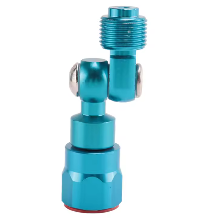 Máquina de pulverización sin aire, adaptador de junta giratoria plateada para pulverizador de pintura Wagner/Graco, 1 piezas, 7/8 pulgadas, F-7/8 pulgadas - 1