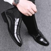 Zapatos de cuero para hombres Zapatos de vestir de cuero suave informales de negocios para hombres - details 3