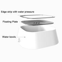 Cuencos flotantes de agua potable para perros y gatos, dispensador lento antidesbordamiento, gran capacidad, 1,5 l - details 3