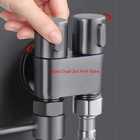 Kit de accesorios para rociador de bidé para inodoro, presión de agua ajustable con manguera para lavar el grifo del baño y el inodoro - details 5