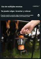 faroles de camping recargable mini al aire libre jardin Portátil multifunción carpa Linterna niña - details 5