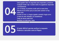 Juego de Palabras Tapple Basta Versión 2.0 Juego de Mesa Rápido de Prensar Letras - details 11