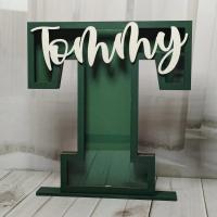 Hucha personalizada con alfabeto para niños y niñas, hucha duradera de madera ecológica, juguete educativo, 1 unidad - details 5