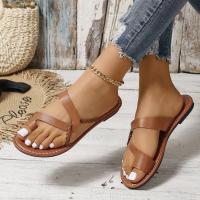 Zapatillas planas de moda casual para primavera-verano 2025 Uso hogareño y al aire libre sin cordones Combinables con todo Vacaciones en la playa - details 26