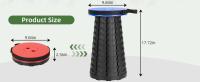 Práctico taburete plegable telescópico con mango de altura ajustable, adecuado para pescar al aire libre, acampar, hacer picnic y ver. - details 5