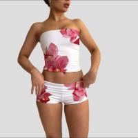 Conjunto Koya de 2 Piezas Top de Tubo sin Correas con Estampado para Mujeres - details 3
