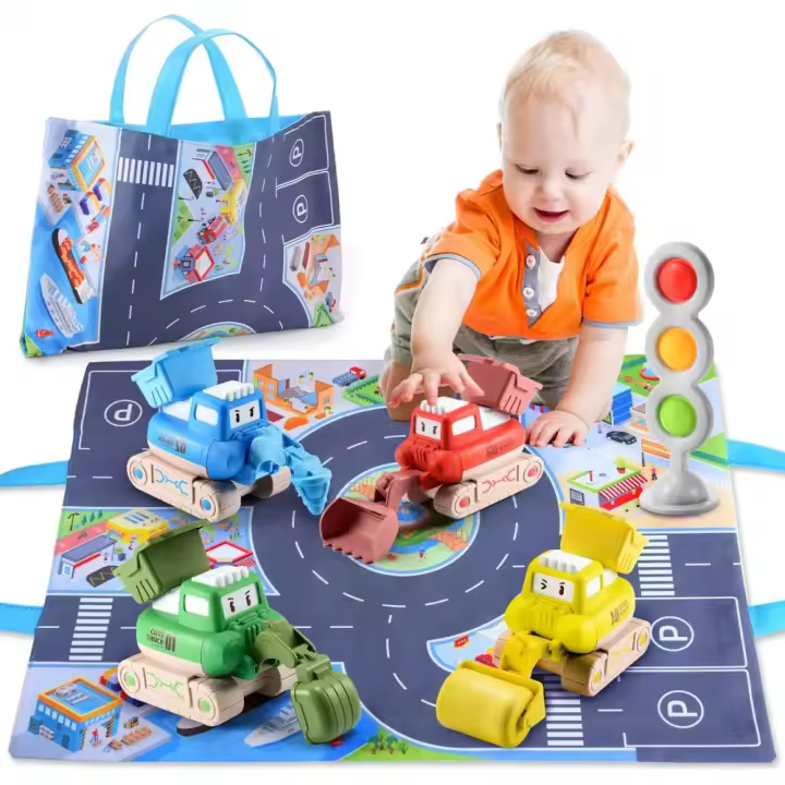 Juego de Coches para Niños de 1, 2 y 3 Años, 1 Año de Regalo - 1
