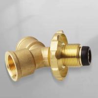 Propane Gas Splitter Adapter with Shut Off Valve Metal Quick Connecting 2 Way Gas Adapter for Gas Burner Tabletop Camping Grill