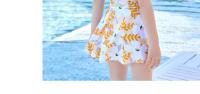 Traje de Baño de Princesa para Niñas Verano 2023 Diseño de Tela Trenzada Estilo de Playa para Niños - details 8