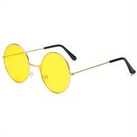 Gafas De Sol De Estilo Retro Para Hombres, Mujeres, Juegos, Fiesas, Regalos, Hippie, Ronda, 90s - details 3