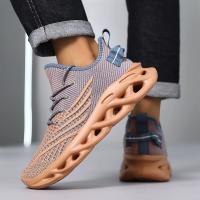 Zapatillas de correr para hombre, zapatillas deportivas transpirables, zapatillas antideslizantes para exteriores, zapatillas para correr cómodas e informales para parejas - details 9
