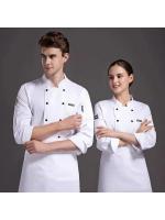 Restaurante Cafeteri Back Kitchen Uniforme de trabajo de Chef de malla transpirable para hombres y mujeres Hotel de verano de manga corta - details 2