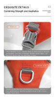 TRUELOVE-arnés a prueba de Escape con bolsillo con cremallera, chaleco táctico para perro, mochila militar de entrenamiento de fácil Control, YH1811 - details 10