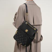 2025 nueva mochila para mujer, pequeña cadena de viento fragante, mochila con textura, bolsa de viaje para ir al trabajo, mochila pequeña - details 1