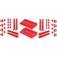 Sistema de Almacenamiento para Herramientas y Cajas Apilables Placas de Pared Extra Fuertes PAFEN Estante Vertical (Rojo/Negro) - details 5
