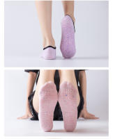 Calcetines de Yoga de silicona antideslizantes para mujer, medias deportivas transpirables para Fitness, Ballet, baile, zapatillas - details 14