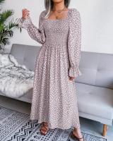 Vestido Maxi Floral de Alta Calidad y Lujo Elegante Estilo Kpop para Mujeres Ideal para Fiestas - details 14