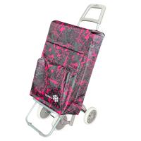 Happy casa Carro Carrito de Compra Plegable Ligero Bolsa Termo 90x30x39cm, Resistente, Plegable, con 4 Ruedas Resistentes, para la Compra de Alimentos, Capacidad de Carga 40 Litros - details 0