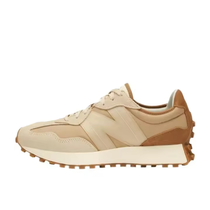 NUEVO NB 327 Caqui para hombres y mujeres Cómodas zapatillas retro Zapatos de trabajo antideslizantes y resistentes al desgaste - 1