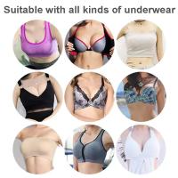 Insertos de silicona para sujetador, almohadillas de gel transparente para realzar el busto, relleno de sujetador, potenciador de busto para traje de baño de bikini - details 11
